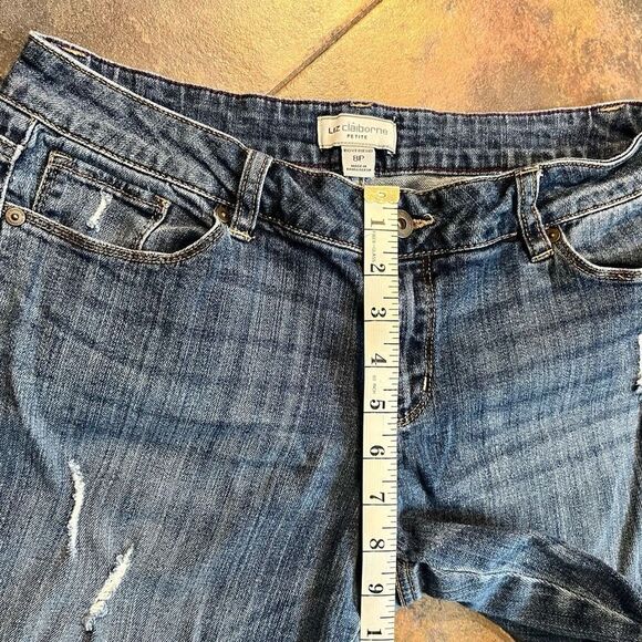 Liz Claiborne Petite Distressed Boyfriend Size 8P - Picture 4 of 11